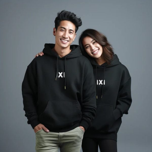 IXI Unisex Hoodie in Black - Timeless Style, Ultimate Comfort